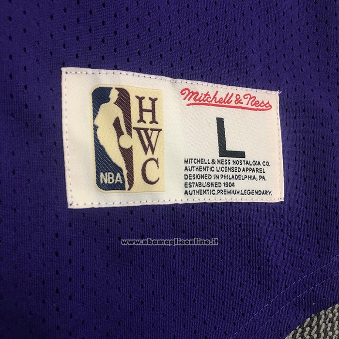 Maglia Manica Corta Los Angeles Lakers Kobe Bryant #8 Viola